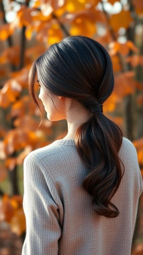 chic sleek ponytail styles