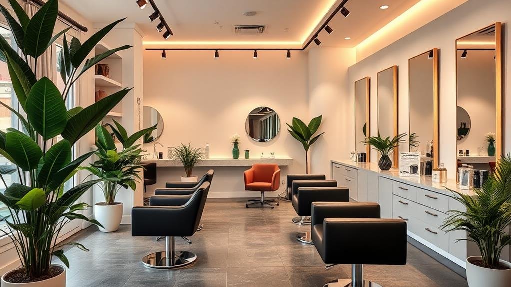 stunning hair salon designs