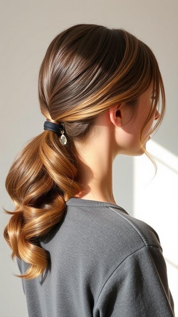 timeless sleek hairstyle style